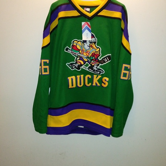 green and yellow hockey jersey